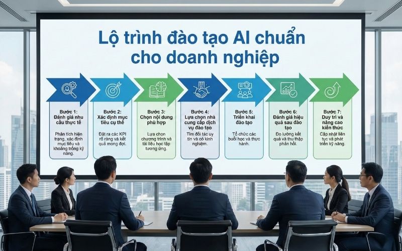 Lộ trình đào tạo AI chuẩn cho doanh nghiệp