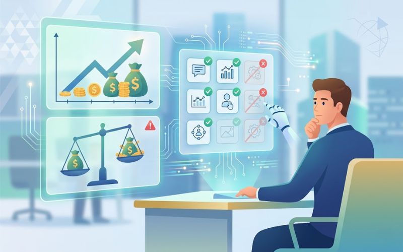 Doanh nghiệp đứng trước bài toán tài chính khi đầu tư chatbot AI