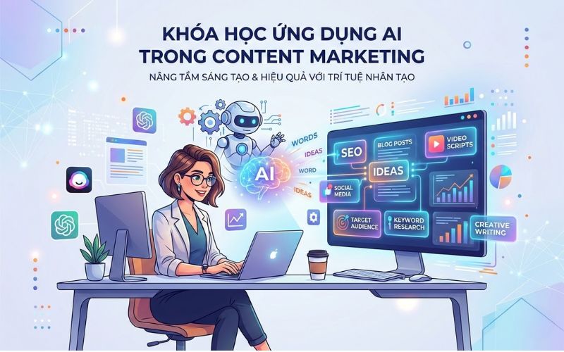 Khóa học Ứng dụng AI trong Content Marketing