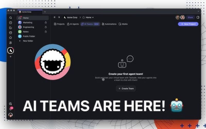 Taskade AI - Kết Nối Team Nhỏ Với AI Agent